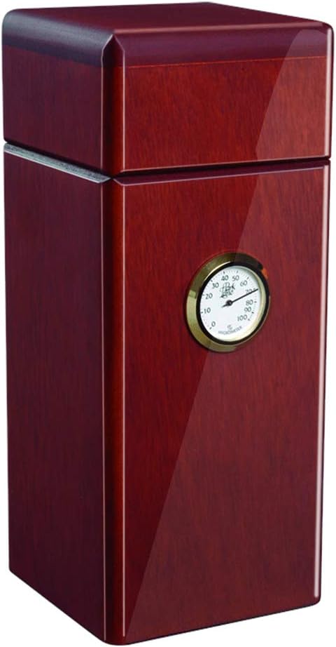 16 Cigar Vertical Design Humidor - Mahogany (Gloss) - Blanco Cigar Company
